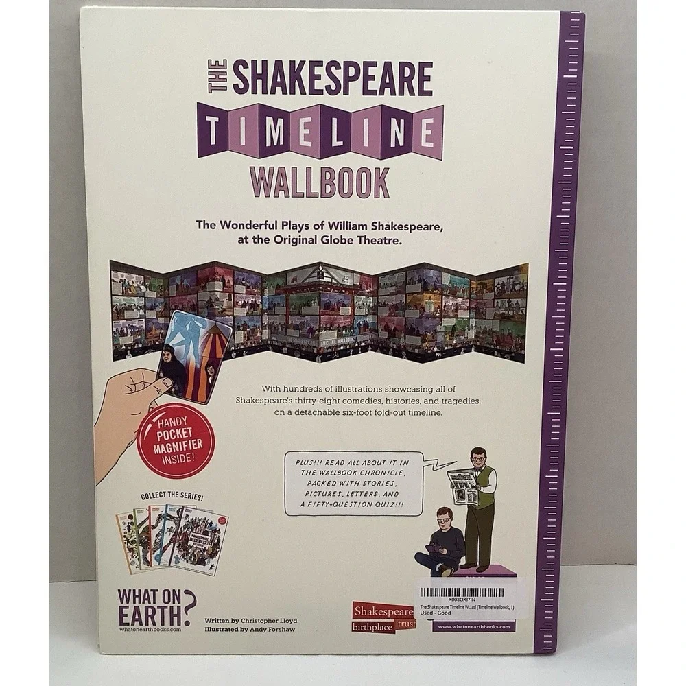 Shakespeare Timeline Wallbook : Unfold the Complete Plays of Shakespeare--One...